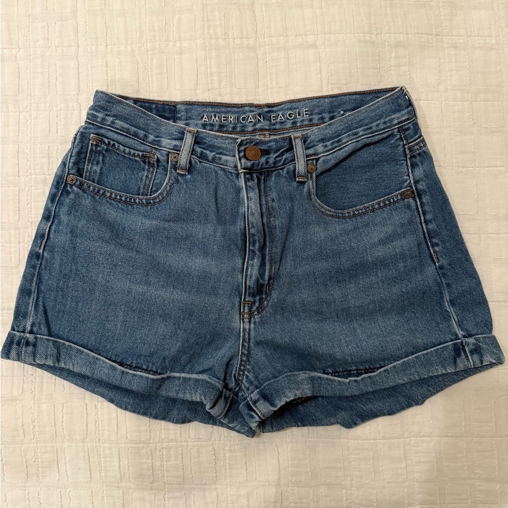 American Eagle Outfitters Women's Classic Blue Jean Shorts